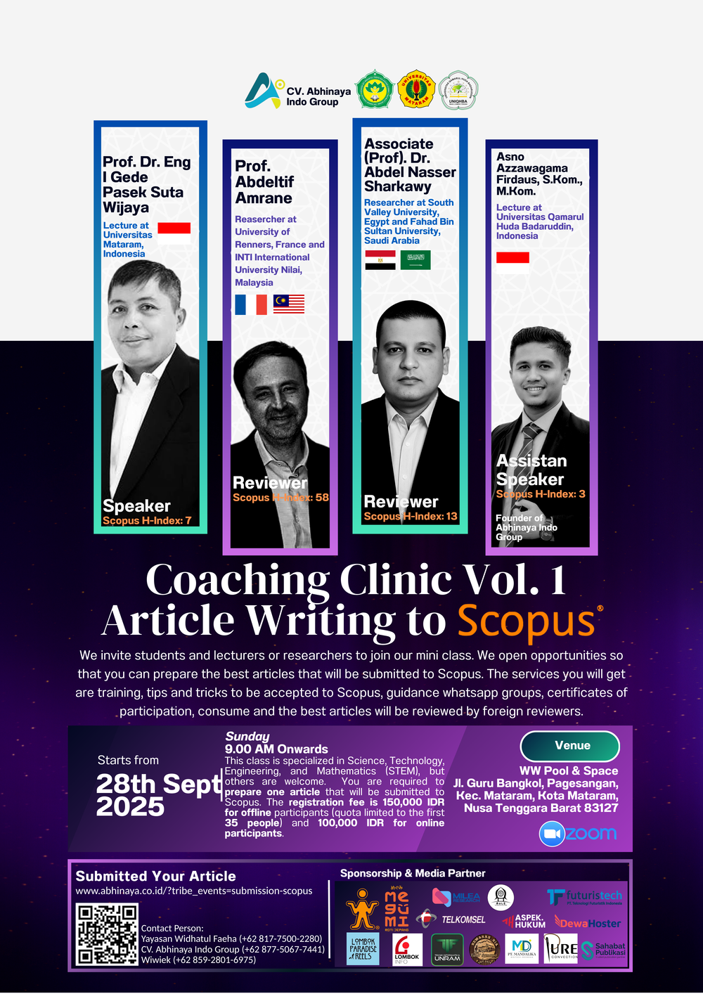 Coaching Clinic Vol. 1 Article Writing to Scopus